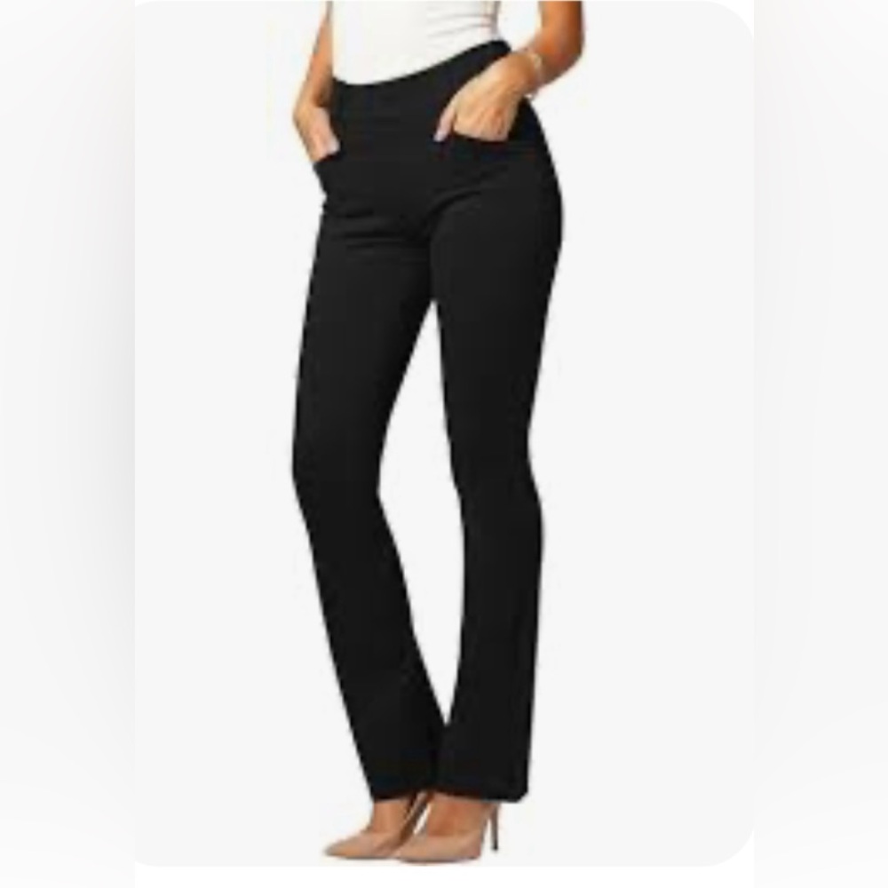 Sophisticated Black Women's Straight Leg Pants